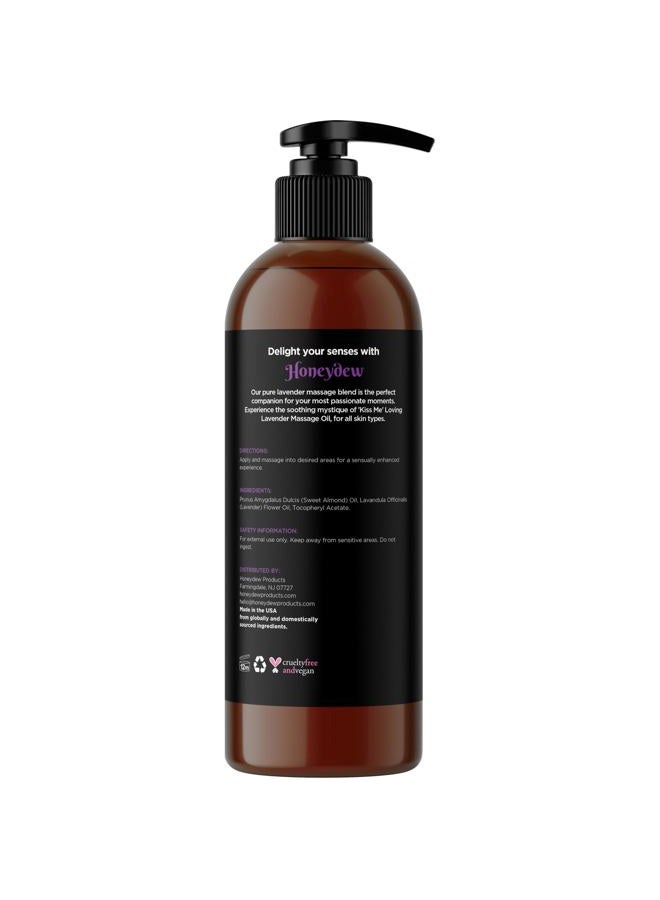 Maple Holistics Tempting Lavender Massage Oil for Couples - Aromatherapy Sensual Massage Oil for Date Night with Lavender Essential Oil and Sweet Almond Oil - Vegan Non Staining Non Greasy Smooth Gliding Formula - Image 5